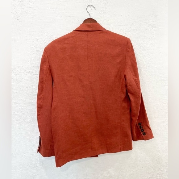 Farm Rio Brown Linen Blazer - Picture 6 of 6